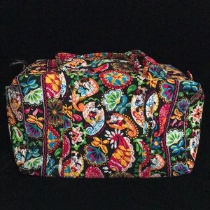 Vera Bradley Large Duffel Disney Mickey Midnight